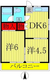 ハウスクローバー【2階】の間取り