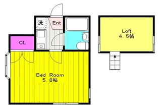 マインハイムII【2階】の間取り
