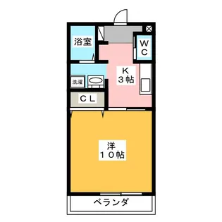 ブランドール【3階】の間取り