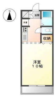 1Kの間取り画像