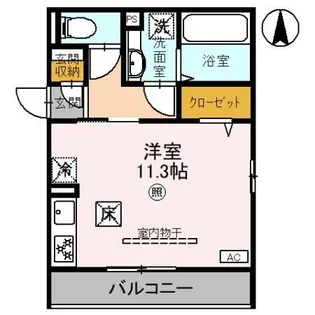 群馬県高崎市あら町【アパート】の間取り