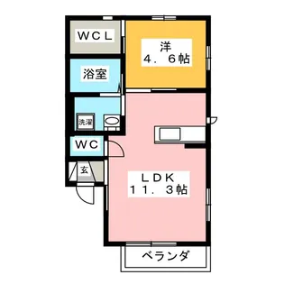 ラルジュ【2階】の間取り