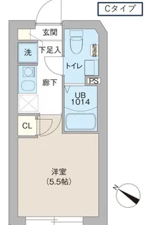 東京都荒川区東日暮里1【マンション】の間取り