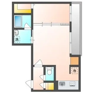 カレラ学園前【4階】の間取り