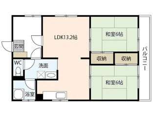 大松己斐ビル【5階】の間取り