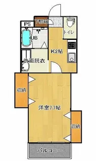 プチメゾン福田パート2【1階】の間取り