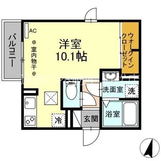 ラ・メゾン マロニエ【1階】の間取り