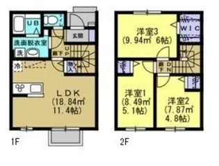 アイリーコート南小泉の間取り