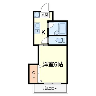 池上マンション【1階】の間取り