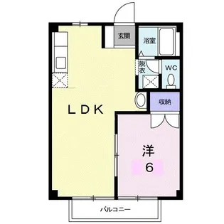 香川県高松市牟礼町牟礼【アパート】の間取り