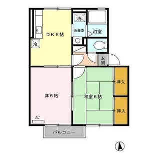 ファミール小春の里【2階】の間取り