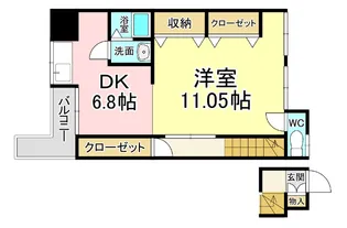 福岡県北九州市小倉北区紺屋町【一戸建】の間取り