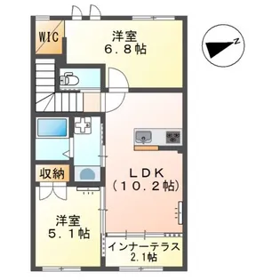 碧色【2階】の間取り