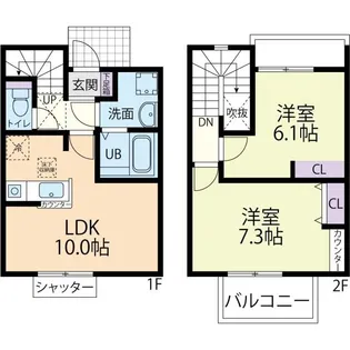 ヴィントヒルズの間取り