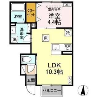 La Vierge II【1階】の間取り