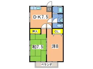 中丸ハイツ【1階】の間取り