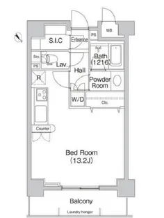 コンフォリア代々木上原【2階】の間取り