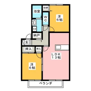 ラ フィーネ【2階】の間取り