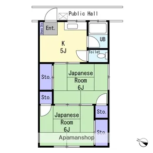 ハイツアイランドIV【2階】の間取り