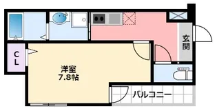 兵庫県西宮市甲子園八番町【アパート】の間取り