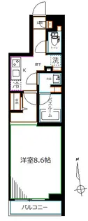 東京都練馬区中村南2【マンション】の間取り