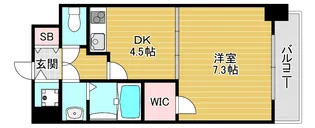 大阪府大阪市城東区今福西1【マンション】の間取り