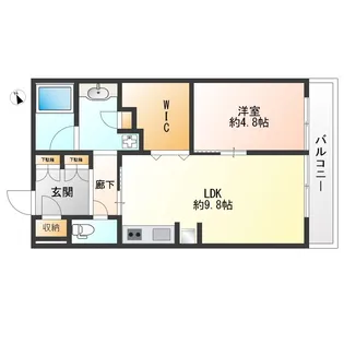 中目黒アトラスタワー【8階】の間取り