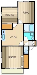 ユーアイハイムI【2階】の間取り