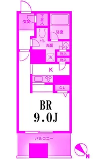 神奈川県横浜市中区山下町【マンション】の間取り