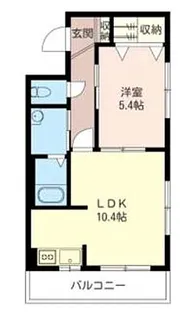 ヴァンヴェストA【2階】の間取り