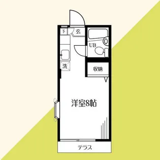 セントヒルズ百合ケ丘【1階】の間取り