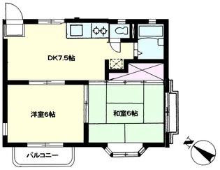 パレットハウス【1階】の間取り
