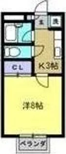 サンハウス【1階】の間取り