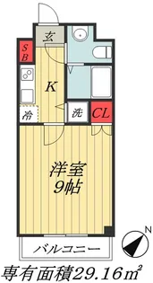 千葉県市川市八幡1【マンション】の間取り