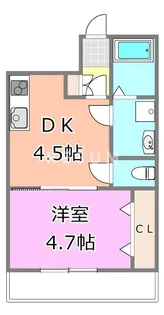 千葉県千葉市中央区椿森1【アパート】の間取り