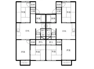 ユニメント青山【2階】の間取り