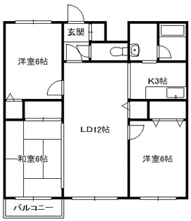 3LDKの間取り画像