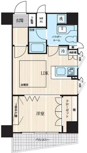 ラヴェンナ日本橋【6階】の間取り