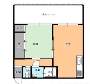 広尾パインクレスト【5階】の間取り