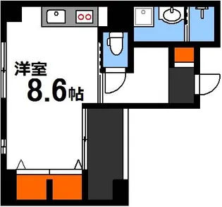 LEDOME白島中町【2階】の間取り