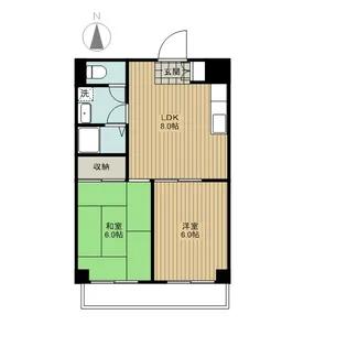 大黒屋ライフスペース【1階】の間取り