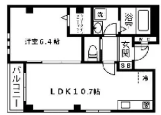 ルアン【1階】の間取り