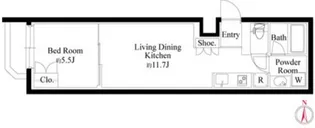 グランパセオ代々木上原II【3階】の間取り