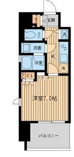 エルシア五反田【6階】の間取り