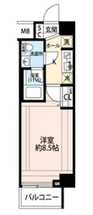 東京都江東区亀戸8【マンション】の間取り