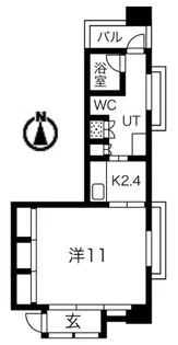 シティコート目黒3号棟【3階】の間取り