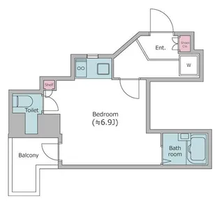 レジディア文京湯島II【8階】の間取り
