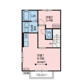 クラヴィア【2階】の間取り