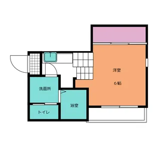 ハーモニーテラス伝馬町【1階】の間取り