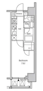 東京都新宿区新宿1【マンション】の間取り